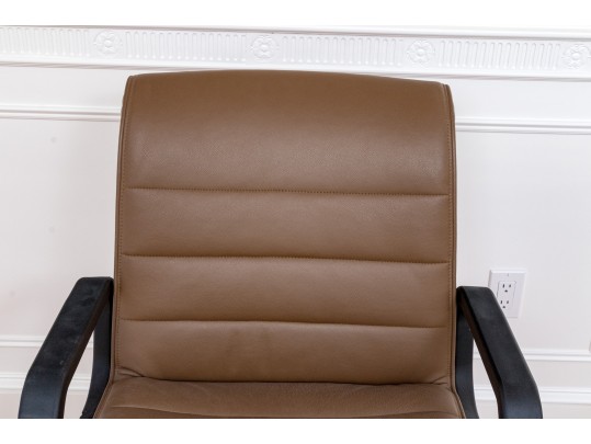 Pair Of Chocolate Brown Knoll Chairs 