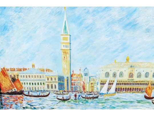 Signed L. Lanza After Renoir 