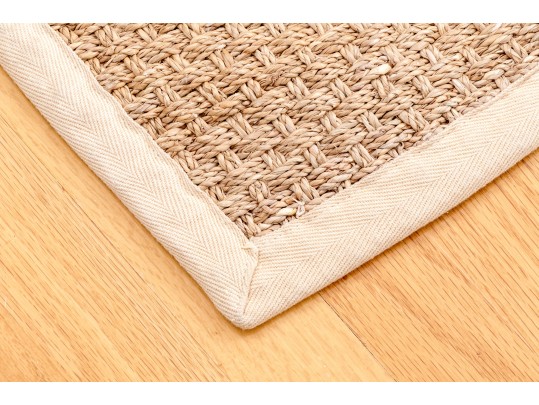 Natural Seagrass Woven Rug, 8' X 10'  