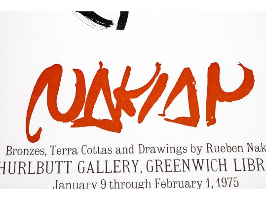 Reuben Nakia (American, 1897-1986) Exhibition Poster 