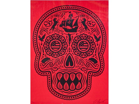 Ernesto Yerena (Mexican - American, B 1986) Screenprint