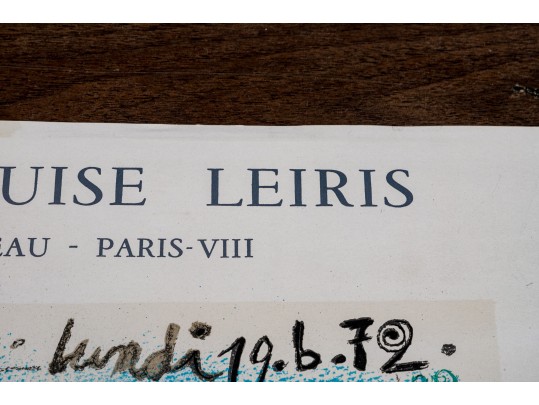 After Pablo Picasso Exhibition Poster 