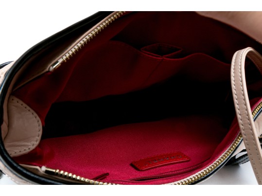 Chanel Striking Black And Tan Leather Gabrielle Hobo Bag