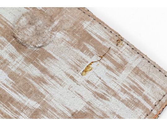 Deepa Gurnani For Trina Turk Beautiful Burnout Leather Clutch/shoulder Bag