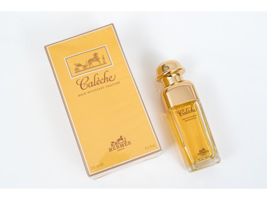 Hermes Caleche Perfumed Foam Bath, Sealed, And Eau De Toilette, Opened