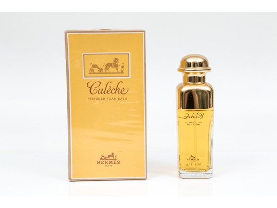 Hermes Caleche Perfumed Foam Bath, Sealed, And Eau De Toilette, Opened
