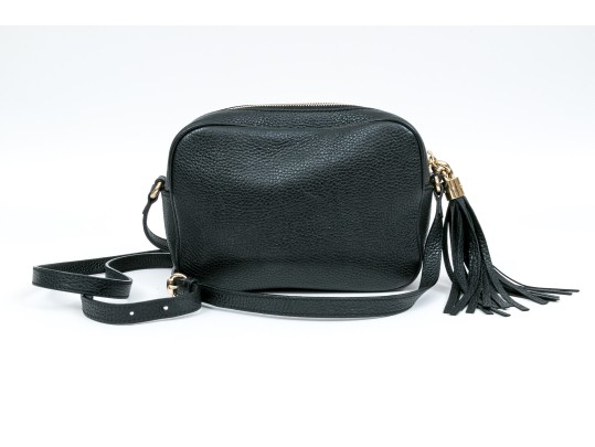 Gucci Classic Leather Top Zip Shoulder Bag