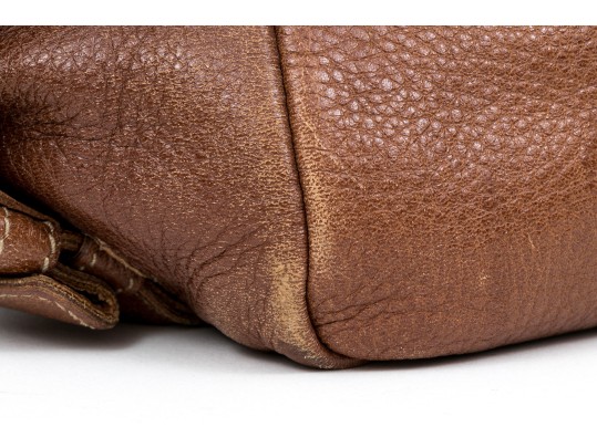 Prada Wonderful Brown Deerskin Hobo Bag