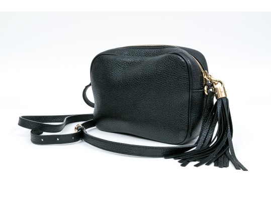 Gucci Classic Leather Top Zip Shoulder Bag
