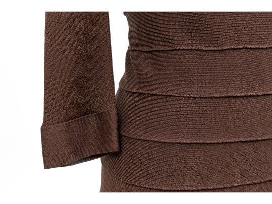 Carmen Marc Valvo Bedazzled Tank Sheath, Matching Bolero Jacket, Size S