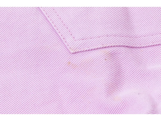 Etro Unique Lavender Purple Eyelet Bell Bottom Jeans, Size 26, $1170 Retail