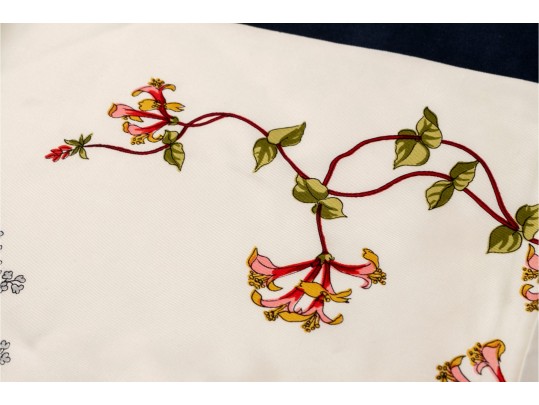 Stunning Floral Silk Scarf