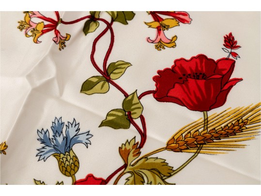 Stunning Floral Silk Scarf