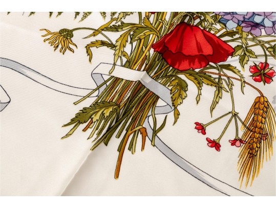 Stunning Floral Silk Scarf