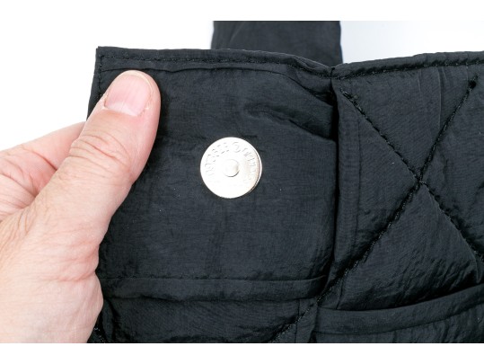 Group Of Assorted Fashion Items, Including Sunglasses, Makeup Bag, And A Quilted Handbag