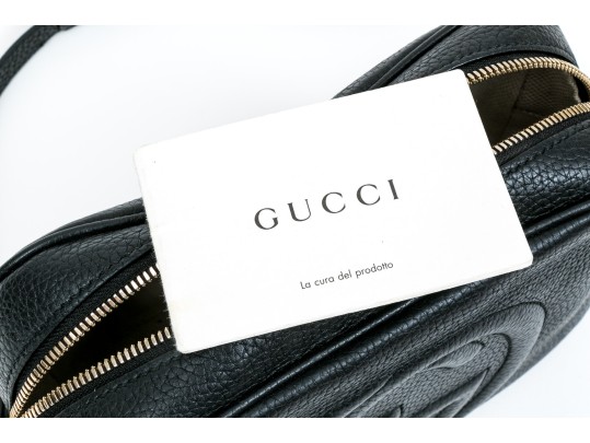 Gucci Classic Leather Top Zip Shoulder Bag