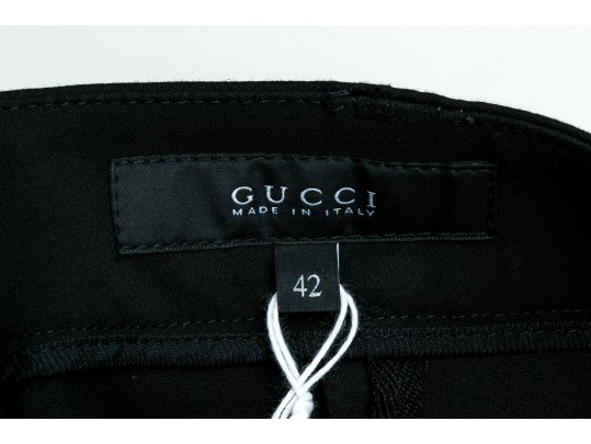 Gucci Classic Navy Blue Skirt, Size 42