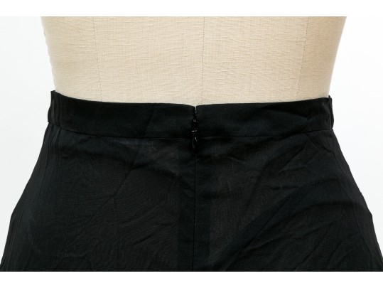 Etro Striking Black And Green Ombre Maxi Skirt, Size 40, $1200 Retail