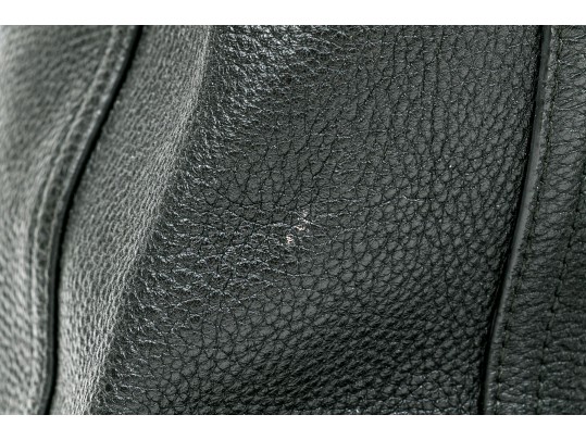 Salvatore Ferragamo Handsome Navy Blue Leather Top Handle Tote Bag