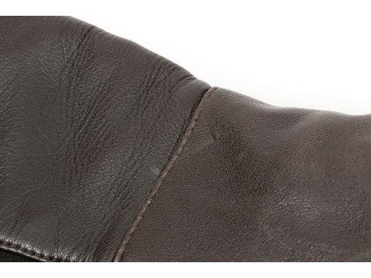 Stuart Weitzman Handsome Brown Leather And Stretch Knee High Pull On Boot, Size 8M