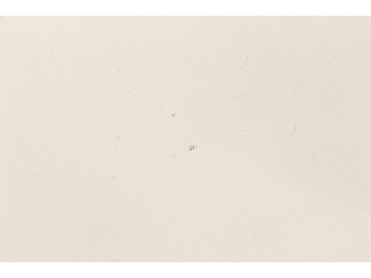 Sandro Contemporary Ivory Leather Flap Shoulder Bag, Chain Decorated Strap