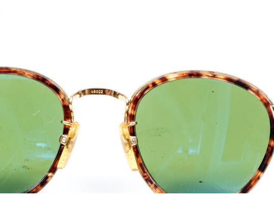 Giorgio Armani Fabulous Tortoise And Metal Framed Vintage Sunglasses, With Case