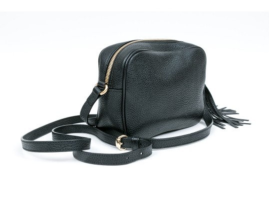 Gucci Classic Leather Top Zip Shoulder Bag