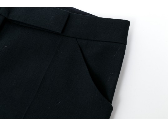 Giorgio Armani Classic Blue Wool Dress Pants, Size 40, $1095 Retail, Not Hemmed