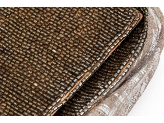 Deepa Gurnani For Trina Turk Beautiful Burnout Leather Clutch/shoulder Bag