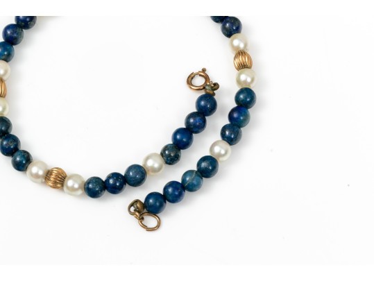 Group Of Sterling Silver Necklaces And Single Earrings With Chanel Earring