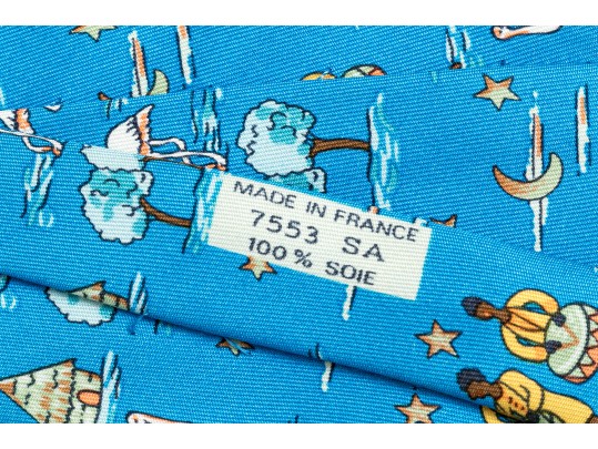 Hermes Lot Of Three Assorted Ties, Assorted Motifs