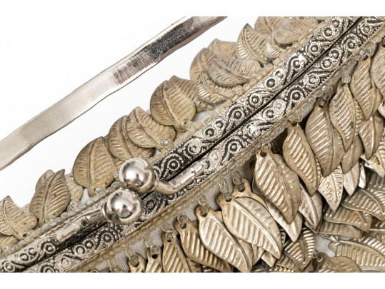 Moyna, Bouganvilla Fun Fringed Top Handle Dress Bags