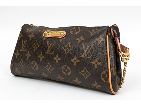 Louis Vuitton Paris Handsome Zip Top Logo Handbag, Made In USA