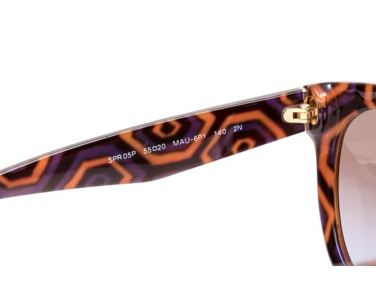 Prada Fabulous Brown Acrylic Tortoiseshell Sunglasses