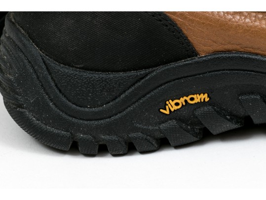 Ugg Fabulous Shearling Lined Brown Leather Outdoor Boots, Vibram Treads, Size 7