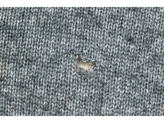 Burberry Classic Grey Cashmere Sweater, Size Large