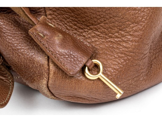 Prada Wonderful Brown Deerskin Hobo Bag