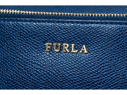 Lot Of Blue Leather Furla And Black Leather Rag & Bone Shoulder Bags