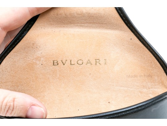Bulgari Beautiful Bedazzled Tortoise Acrylic Sunglasses, With Case