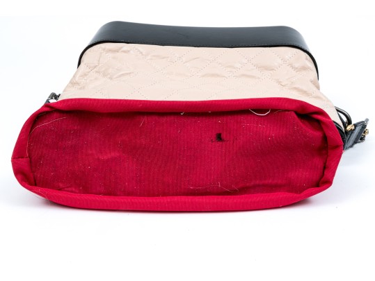 Chanel Striking Black And Tan Leather Gabrielle Hobo Bag