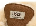 Ugg Fabulous Shearling Lined Brown Leather Outdoor Boots, Vibram Treads, Size 7