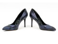 Brian Atwood Unique Blue Python Patterned Pumps, Size 38 1/2