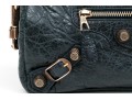 Balenciaga Handsome Blue Leather Shoulder Bag