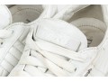 Prada Breezy White Leather Quilted Sneakers, Size 36 1/2