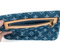 Louis Vuitton Fabulous Denim Logo And Suede Lined Bag