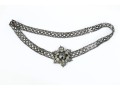 Fabulous Vintage Metal And Rhinestone Adjustable Belt