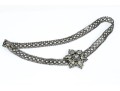 Fabulous Vintage Metal And Rhinestone Adjustable Belt