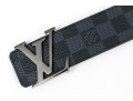 Louis Vuitton Handsome Damier Ebene Black Belt, 90/35, With Box