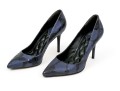 Brian Atwood Unique Blue Python Patterned Pumps, Size 38 1/2