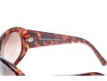 Bulgari Beautiful Bedazzled Tortoise Acrylic Sunglasses, With Case